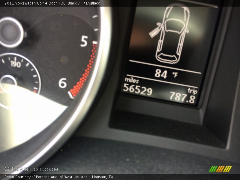 Black / Titan Black 2011 Volkswagen Golf 4 Door TDI