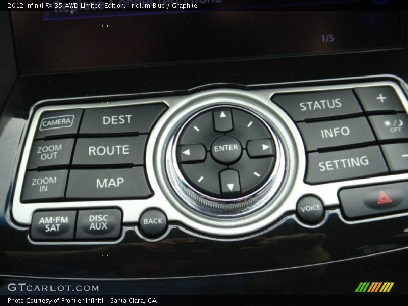 Iridium Blue / Graphite 2012 Infiniti FX 35 AWD Limited Edition
