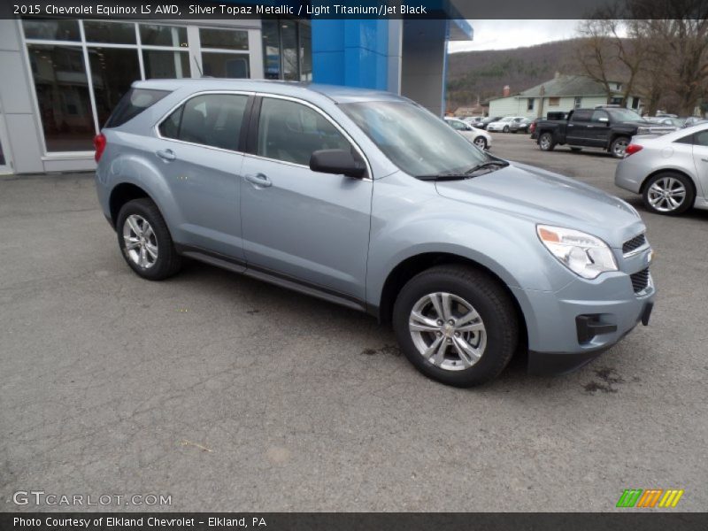 Silver Topaz Metallic / Light Titanium/Jet Black 2015 Chevrolet Equinox LS AWD