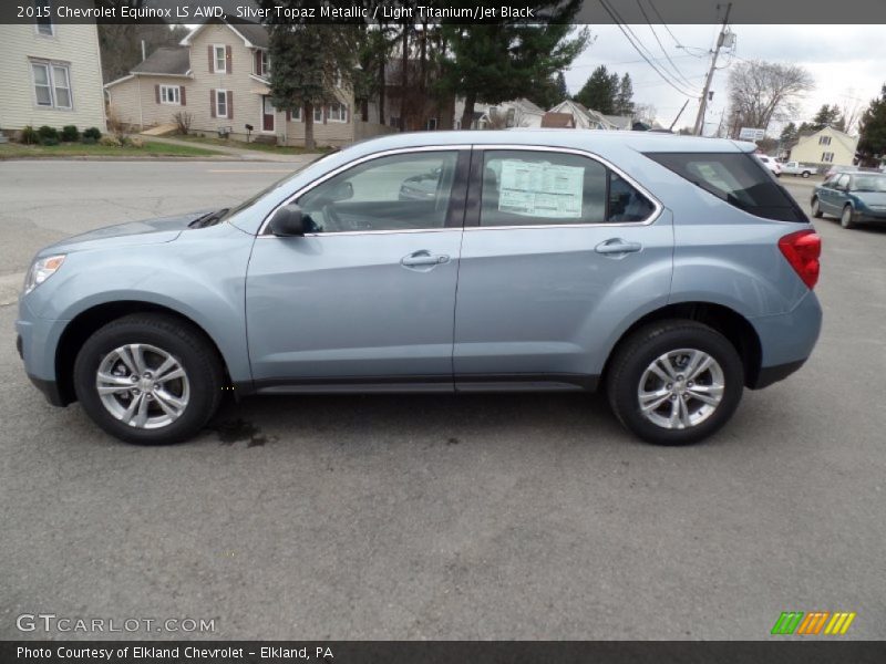 Silver Topaz Metallic / Light Titanium/Jet Black 2015 Chevrolet Equinox LS AWD