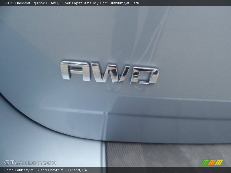 Silver Topaz Metallic / Light Titanium/Jet Black 2015 Chevrolet Equinox LS AWD
