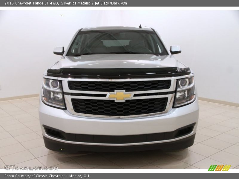 Silver Ice Metallic / Jet Black/Dark Ash 2015 Chevrolet Tahoe LT 4WD