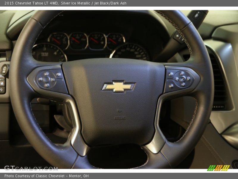 Silver Ice Metallic / Jet Black/Dark Ash 2015 Chevrolet Tahoe LT 4WD