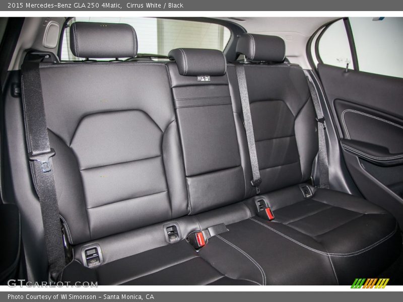 Rear Seat of 2015 GLA 250 4Matic