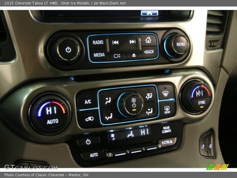 Silver Ice Metallic / Jet Black/Dark Ash 2015 Chevrolet Tahoe LT 4WD