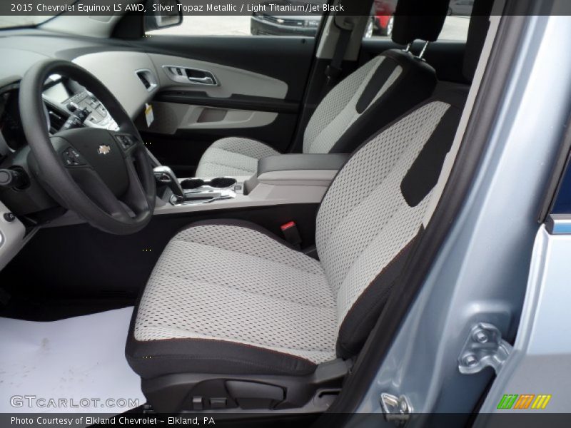 Silver Topaz Metallic / Light Titanium/Jet Black 2015 Chevrolet Equinox LS AWD