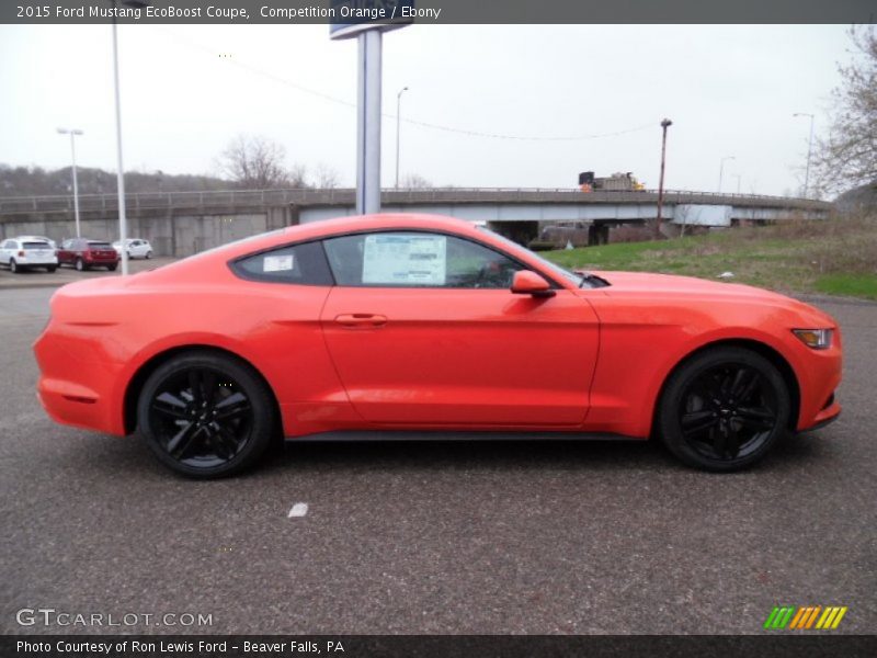  2015 Mustang EcoBoost Coupe Competition Orange