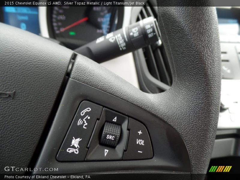 Silver Topaz Metallic / Light Titanium/Jet Black 2015 Chevrolet Equinox LS AWD