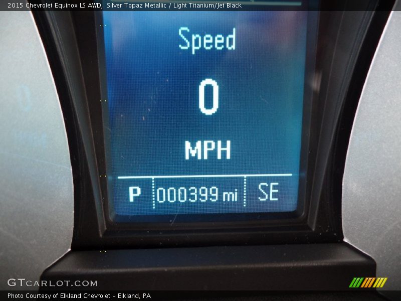 Silver Topaz Metallic / Light Titanium/Jet Black 2015 Chevrolet Equinox LS AWD