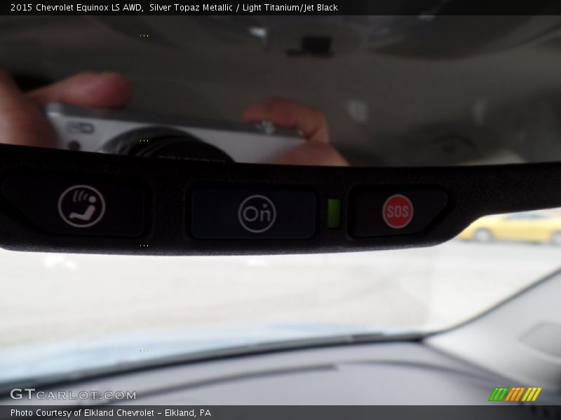 Silver Topaz Metallic / Light Titanium/Jet Black 2015 Chevrolet Equinox LS AWD