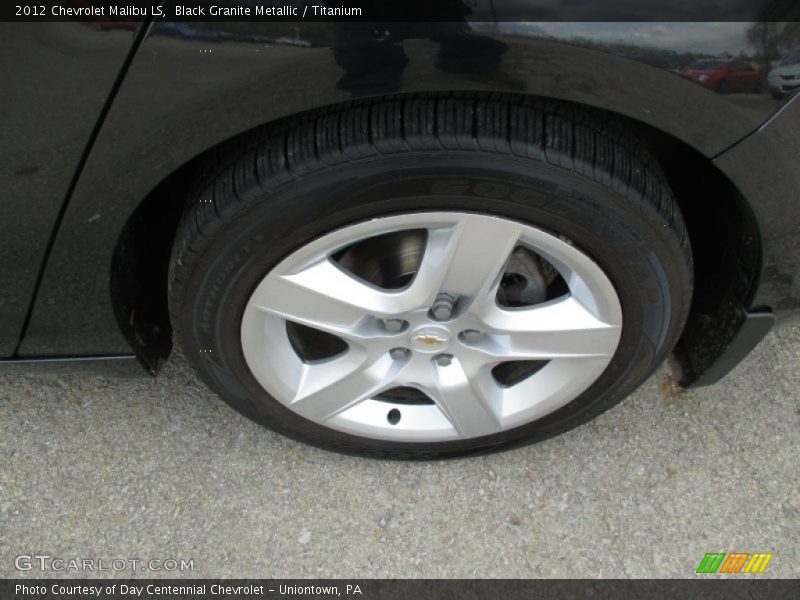 Black Granite Metallic / Titanium 2012 Chevrolet Malibu LS