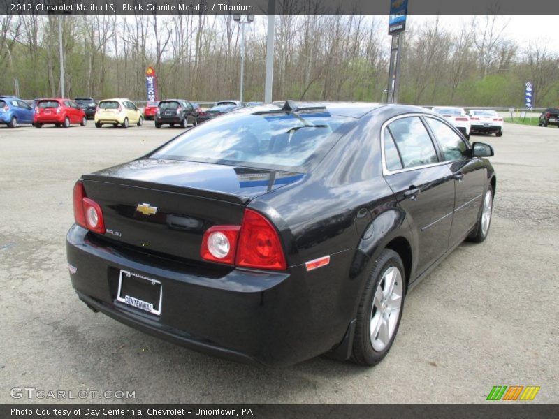 Black Granite Metallic / Titanium 2012 Chevrolet Malibu LS
