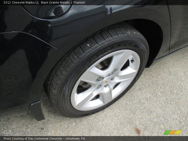 Black Granite Metallic / Titanium 2012 Chevrolet Malibu LS