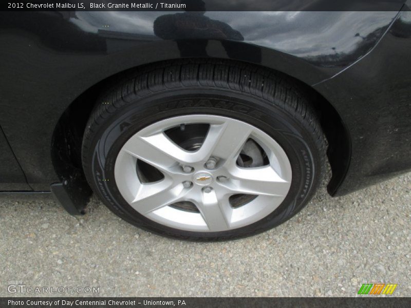 Black Granite Metallic / Titanium 2012 Chevrolet Malibu LS