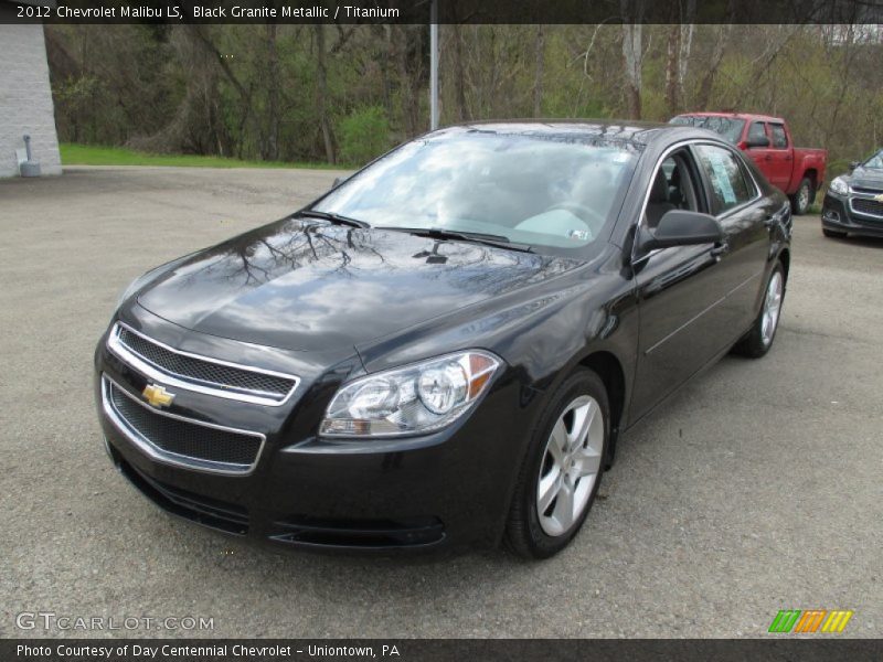 Black Granite Metallic / Titanium 2012 Chevrolet Malibu LS