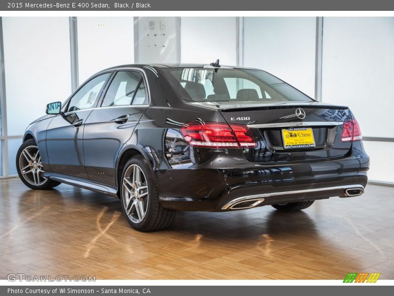 Black / Black 2015 Mercedes-Benz E 400 Sedan