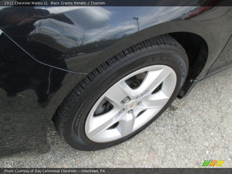 Black Granite Metallic / Titanium 2012 Chevrolet Malibu LS