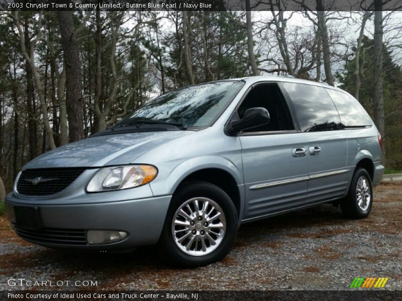 Butane Blue Pearl / Navy Blue 2003 Chrysler Town & Country Limited