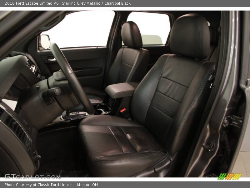 Sterling Grey Metallic / Charcoal Black 2010 Ford Escape Limited V6