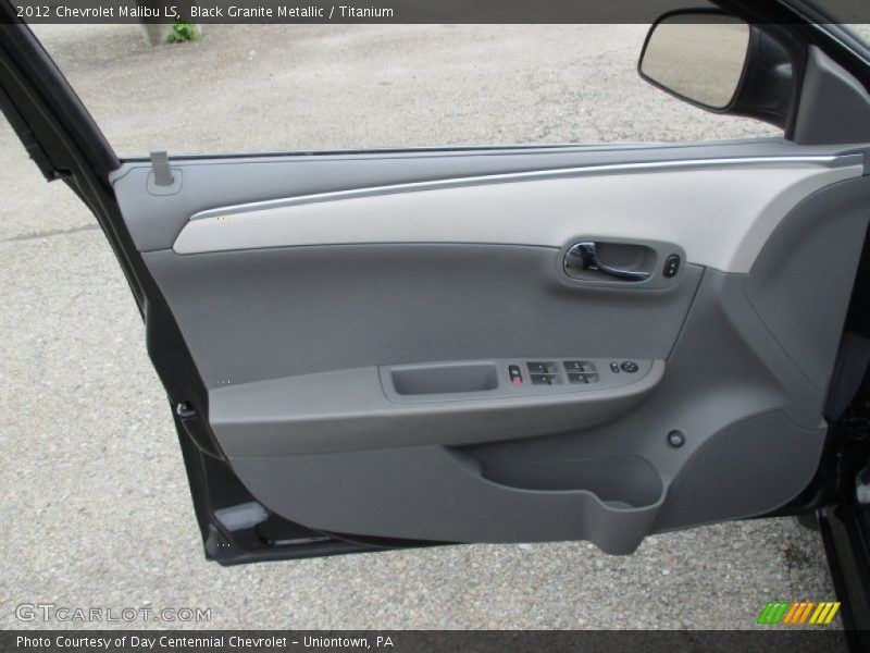 Black Granite Metallic / Titanium 2012 Chevrolet Malibu LS