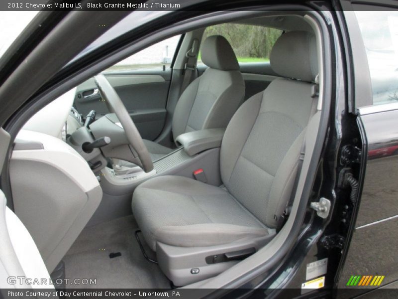 Black Granite Metallic / Titanium 2012 Chevrolet Malibu LS