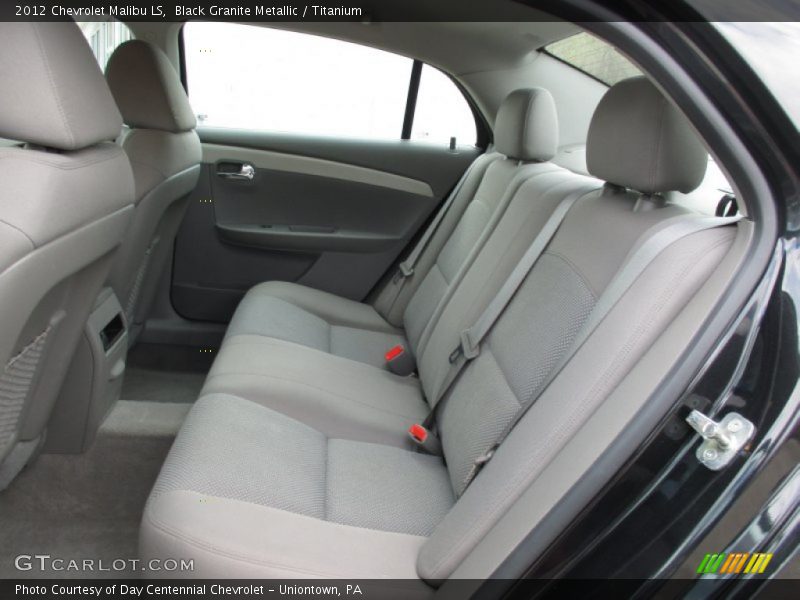 Black Granite Metallic / Titanium 2012 Chevrolet Malibu LS