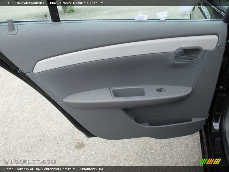 Black Granite Metallic / Titanium 2012 Chevrolet Malibu LS