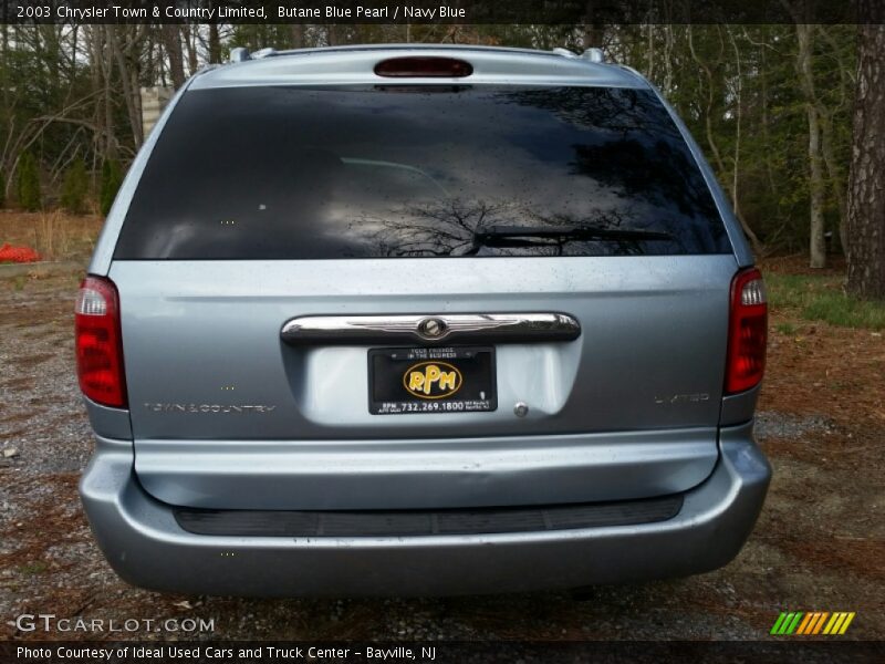 Butane Blue Pearl / Navy Blue 2003 Chrysler Town & Country Limited