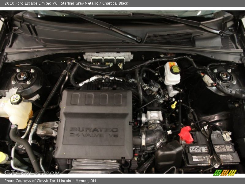 Sterling Grey Metallic / Charcoal Black 2010 Ford Escape Limited V6