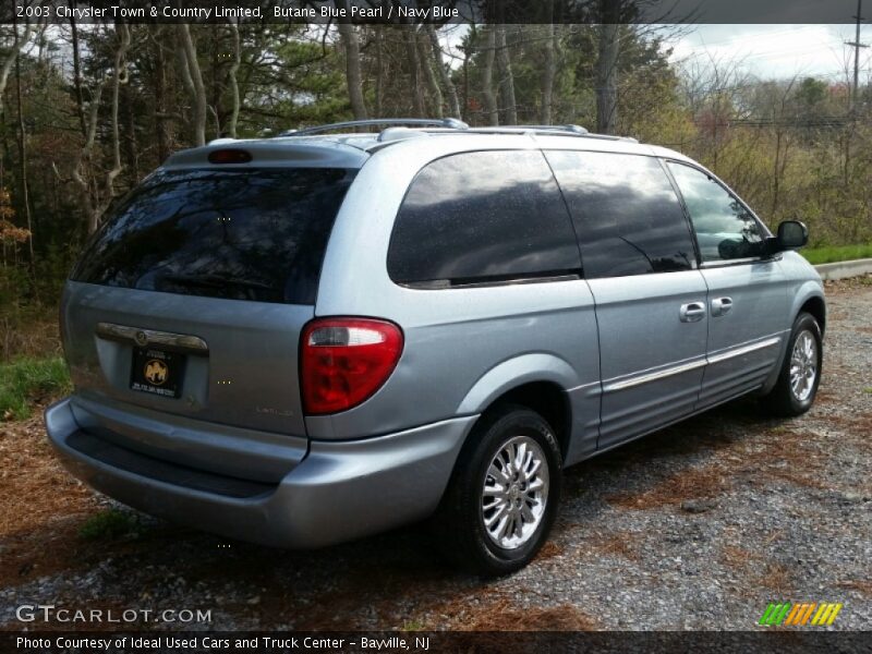 Butane Blue Pearl / Navy Blue 2003 Chrysler Town & Country Limited
