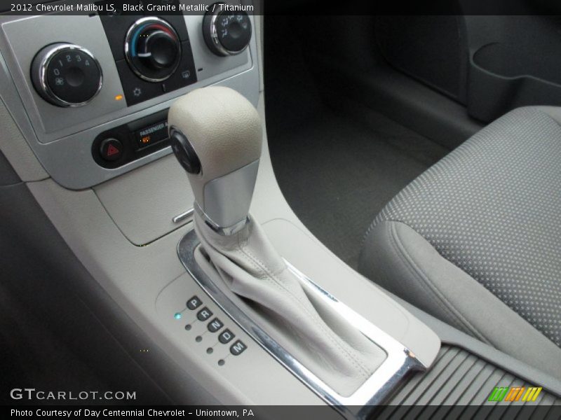 Black Granite Metallic / Titanium 2012 Chevrolet Malibu LS