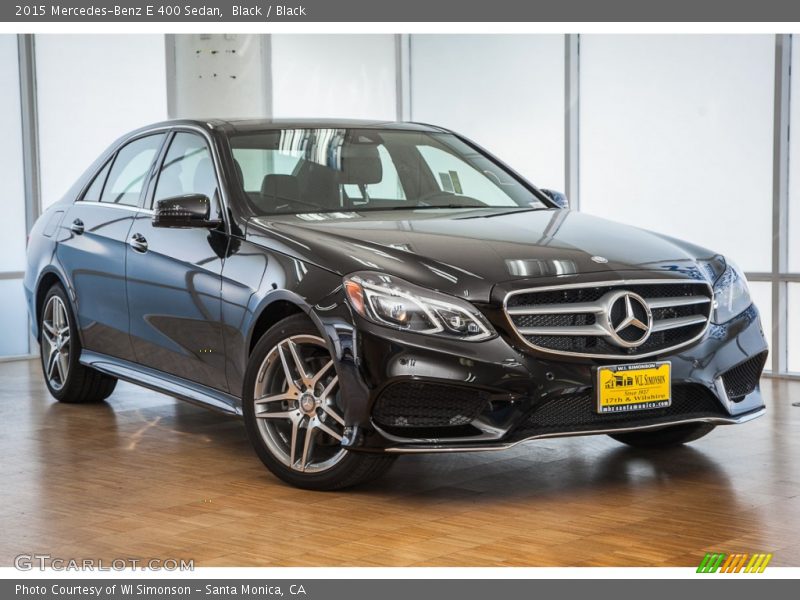 Black / Black 2015 Mercedes-Benz E 400 Sedan