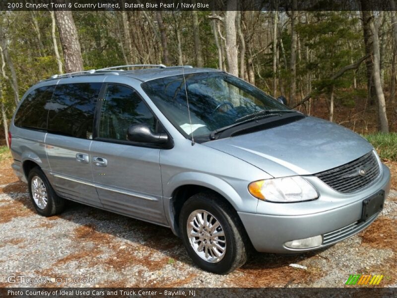 Butane Blue Pearl / Navy Blue 2003 Chrysler Town & Country Limited