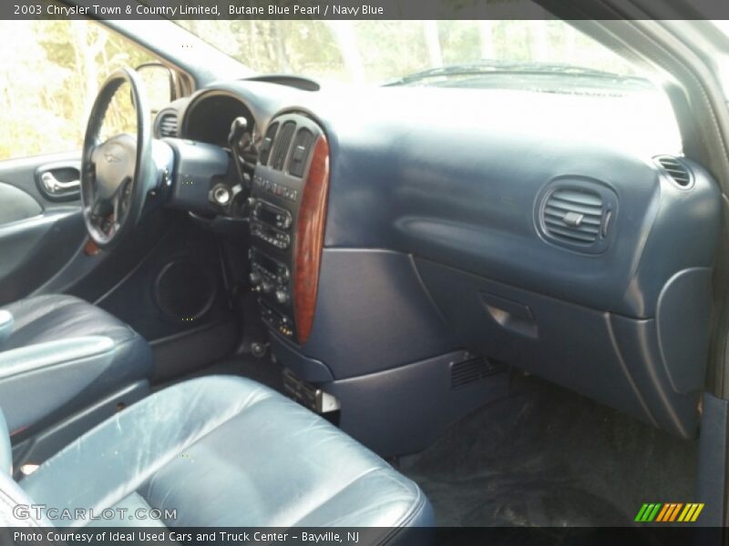 Butane Blue Pearl / Navy Blue 2003 Chrysler Town & Country Limited