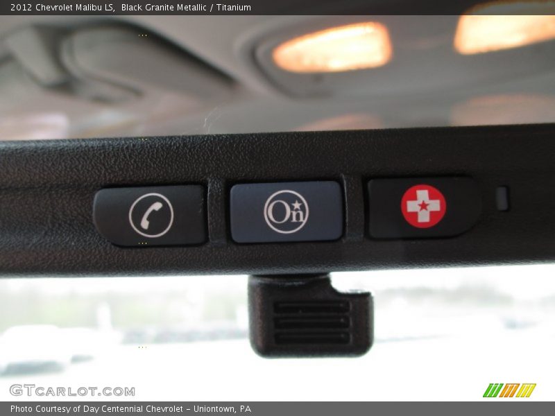 Black Granite Metallic / Titanium 2012 Chevrolet Malibu LS