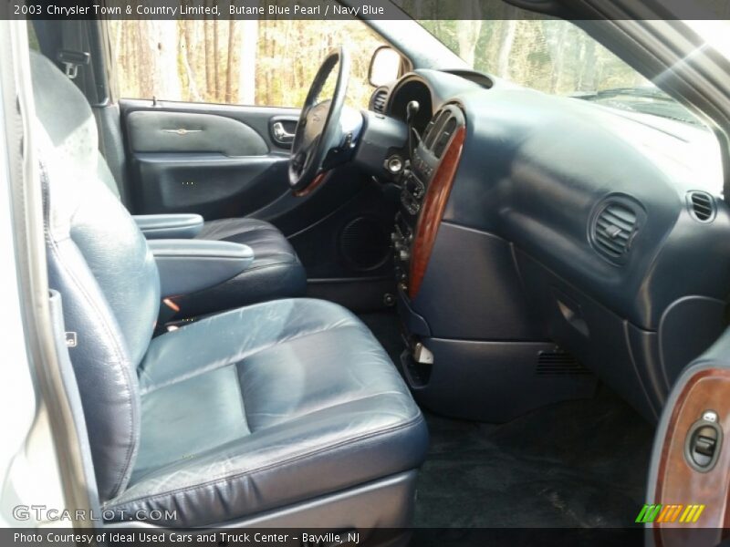 Butane Blue Pearl / Navy Blue 2003 Chrysler Town & Country Limited