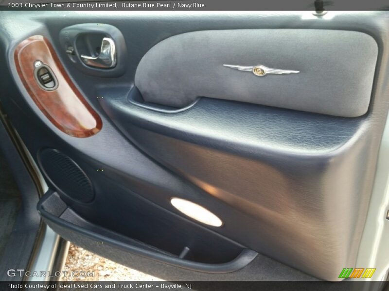 Butane Blue Pearl / Navy Blue 2003 Chrysler Town & Country Limited