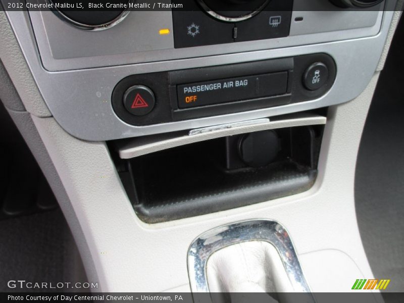Black Granite Metallic / Titanium 2012 Chevrolet Malibu LS