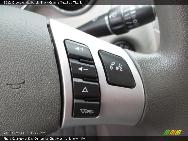 Black Granite Metallic / Titanium 2012 Chevrolet Malibu LS