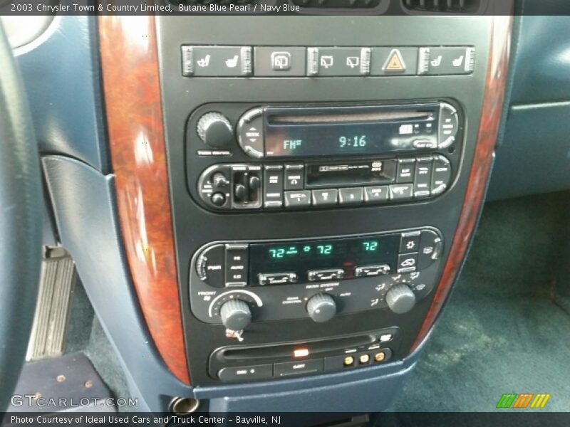 Butane Blue Pearl / Navy Blue 2003 Chrysler Town & Country Limited