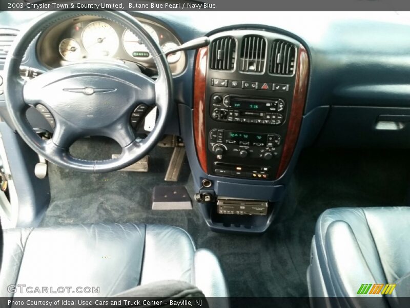 Butane Blue Pearl / Navy Blue 2003 Chrysler Town & Country Limited