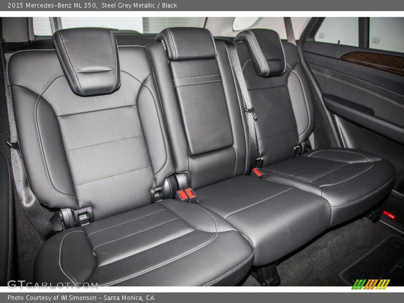 Steel Grey Metallic / Black 2015 Mercedes-Benz ML 350