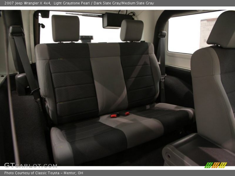 Light Graystone Pearl / Dark Slate Gray/Medium Slate Gray 2007 Jeep Wrangler X 4x4