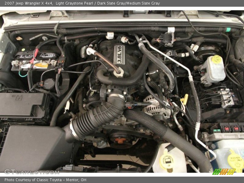 Light Graystone Pearl / Dark Slate Gray/Medium Slate Gray 2007 Jeep Wrangler X 4x4