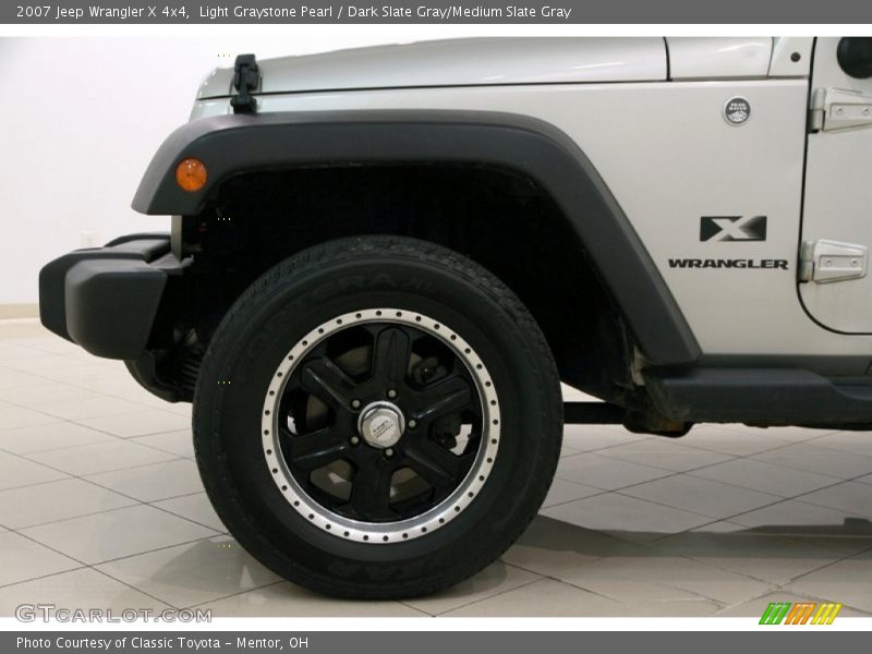 Light Graystone Pearl / Dark Slate Gray/Medium Slate Gray 2007 Jeep Wrangler X 4x4