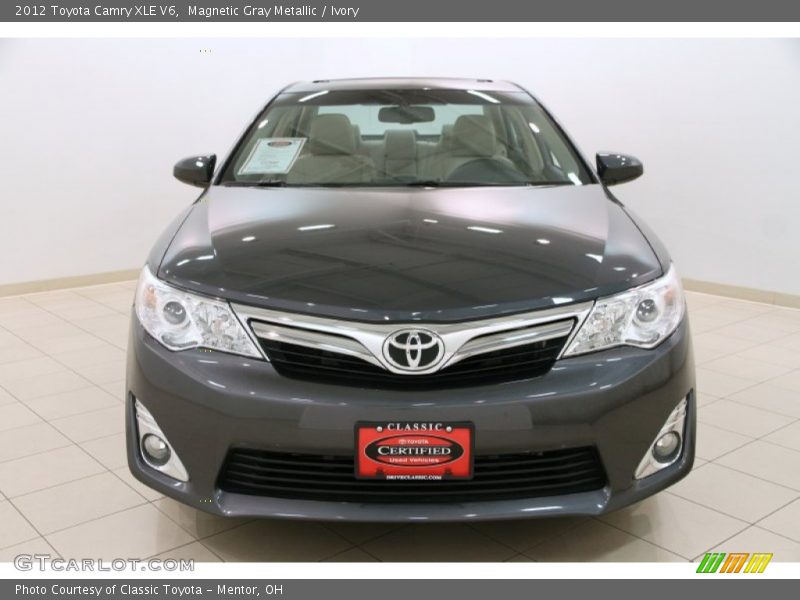 Magnetic Gray Metallic / Ivory 2012 Toyota Camry XLE V6