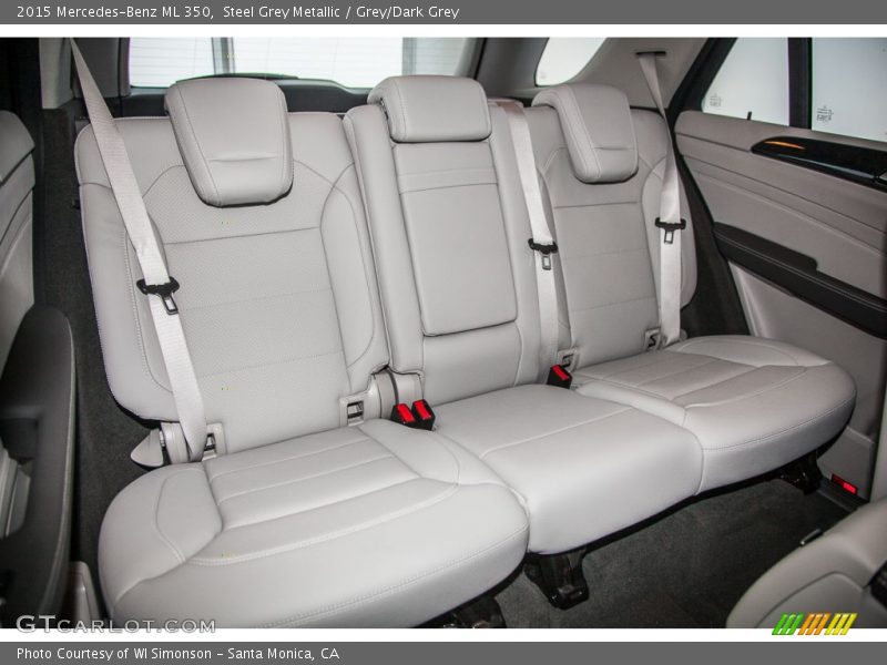 Steel Grey Metallic / Grey/Dark Grey 2015 Mercedes-Benz ML 350