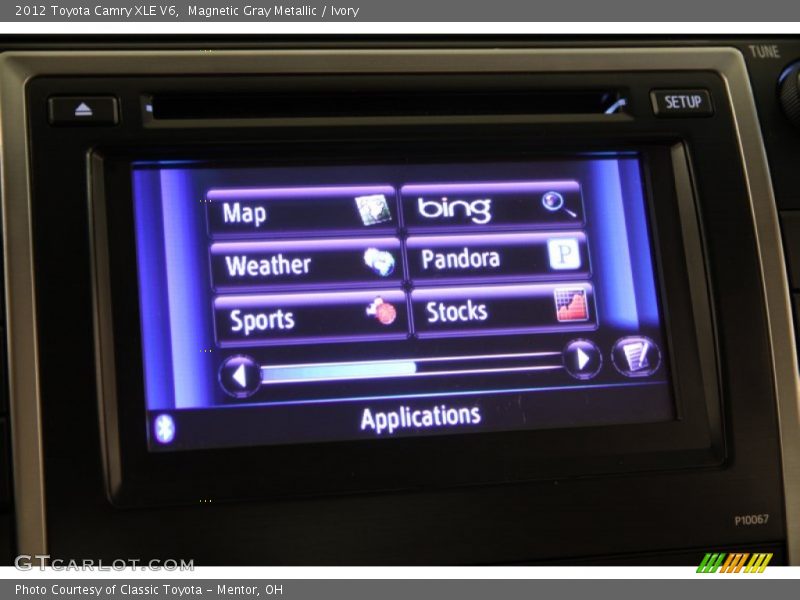 Magnetic Gray Metallic / Ivory 2012 Toyota Camry XLE V6