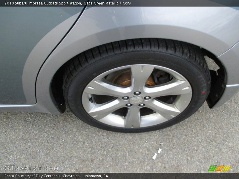 Sage Green Metallic / Ivory 2010 Subaru Impreza Outback Sport Wagon
