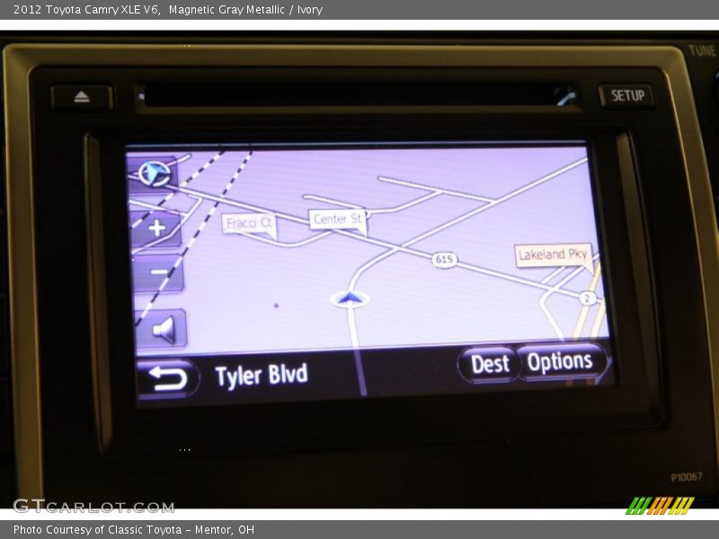 Magnetic Gray Metallic / Ivory 2012 Toyota Camry XLE V6